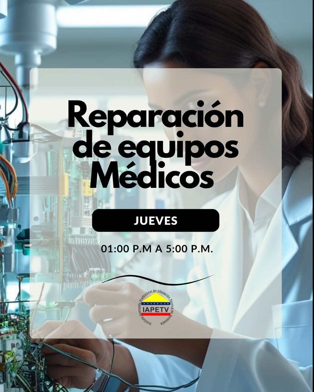 CURSO DE REPACIÓN DE EQUIPOS MEDICOS